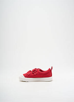 Baskets bout rond bout rond rouge CLARKS enfant