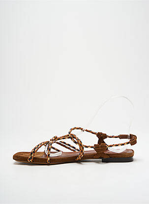 Sandales/nu pieds fermeture boucle(s) bout ouvert marron ANONYMOUS COPENHAGEN femme