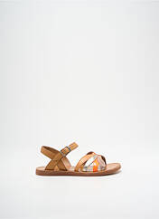 Sandales/Nu pieds marron POM D'API pour fille seconde vue