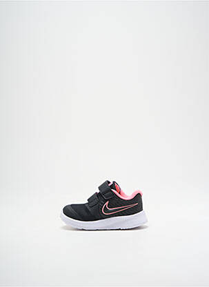 Baskets bout rond bout rond noir NIKE enfant