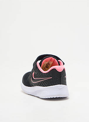 Baskets bout rond bout rond noir NIKE enfant