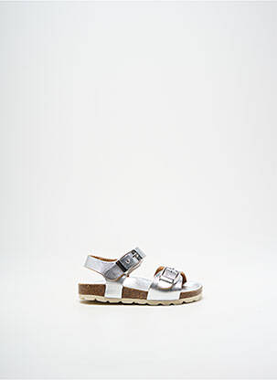 Sandales/nu pieds fermeture boucle(s) bout ouvert argent CONGUITOS fille