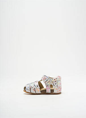 Sandales/nu pieds fermeture boucle(s) bout ouvert blanc NATURINO fille