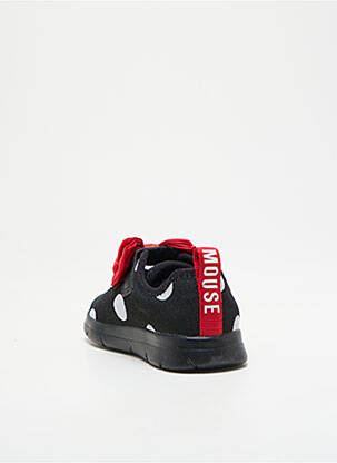 Baskets fermeture lacets bout rond noir CLARKS fille
