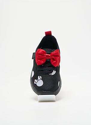 Baskets fermeture lacets bout rond noir CLARKS fille
