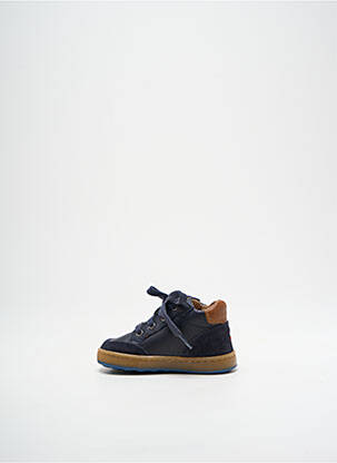Baskets fermeture lacets bout rond bleu BABYBOTTE garçon
