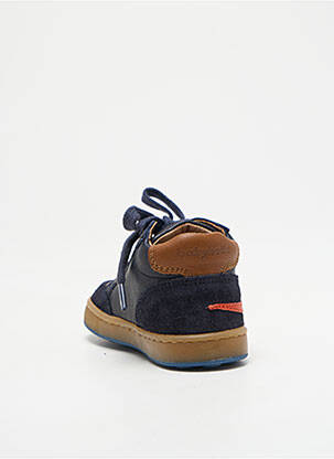 Baskets fermeture lacets bout rond bleu BABYBOTTE garçon