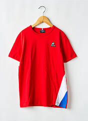 T-shirt rouge LE COQ SPORTIF pour garçon seconde vue