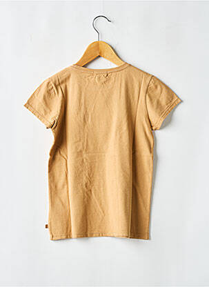 T-shirt col rond marron ARSENE ET LES PIPELETTES garçon