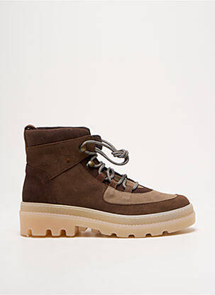 Bottines/boots bout rond bout rond marron NAGUISA femme