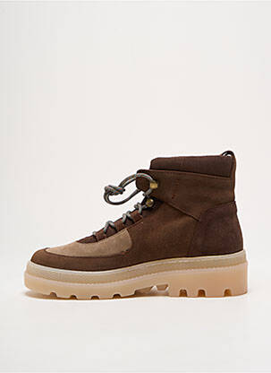 Bottines/boots bout rond bout rond marron NAGUISA femme