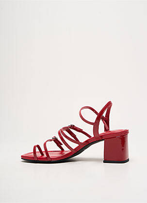 Sandales/nu pieds fermeture boucle(s) bout ouvert rouge NAT & NIN femme