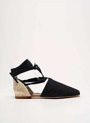 Sandales/nu pieds bout rond noir CASTANER femme