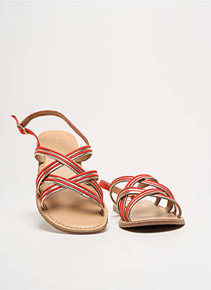 Sandales/nu pieds fermeture boucle(s) bout ouvert orange GEORGIA ROSE femme
