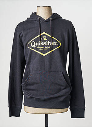Sweat-shirt à capuche col rond noir QUIKSILVER homme