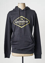 Sweat-shirt à capuche noir QUIKSILVER pour homme seconde vue