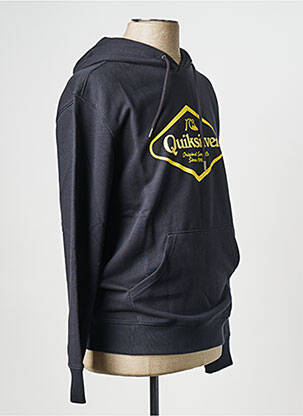 Sweat-shirt à capuche col rond noir QUIKSILVER homme