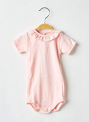 Body lingerie rose PETIT BATEAU pour fille