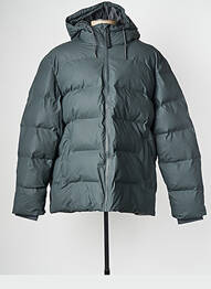 Doudoune col col montant gris RAINS homme