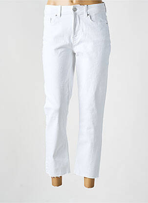 Jeans coupe droite blanc PIECES femme