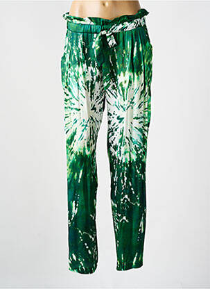 Pantalon droit vert LA PETITE FRANCAISE femme