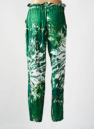 Pantalon droit vert LA PETITE FRANCAISE femme