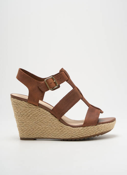 Sandales/Nu pieds marron CLARKS pour femme