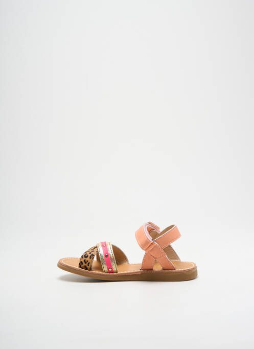 Sandales/Nu pieds orange SHOESME pour fille