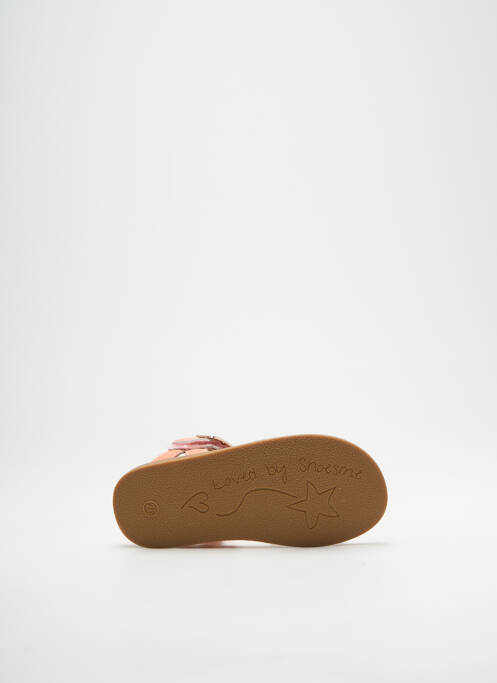 Sandales/Nu pieds orange SHOESME pour fille