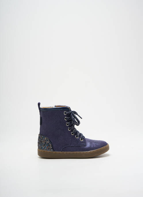 Bottines/Boots bleu SHOO POM pour fille