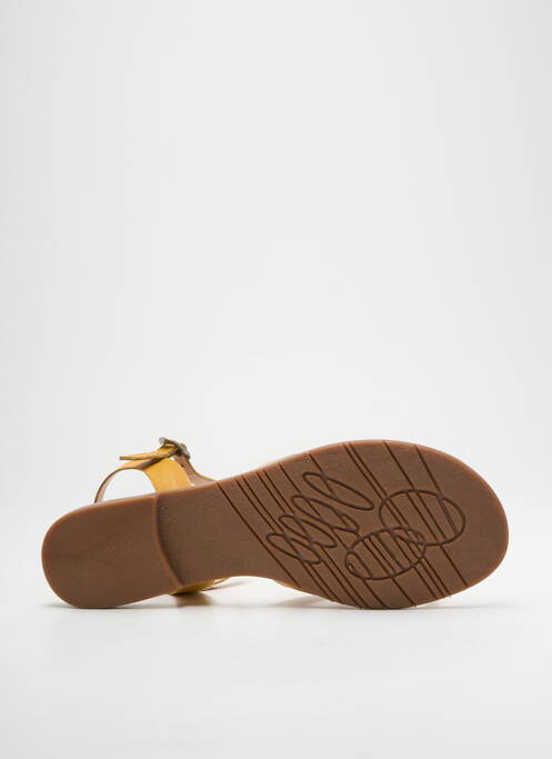 Sandales/Nu pieds jaune KICKERS femme