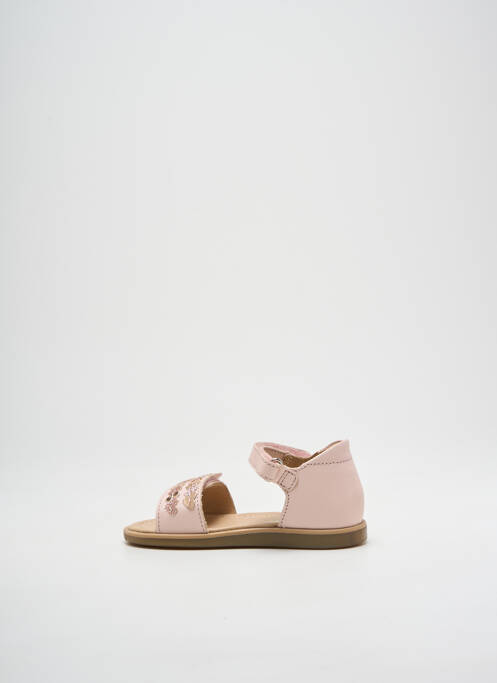 Sandales/Nu pieds rose SHOO POM pour fille