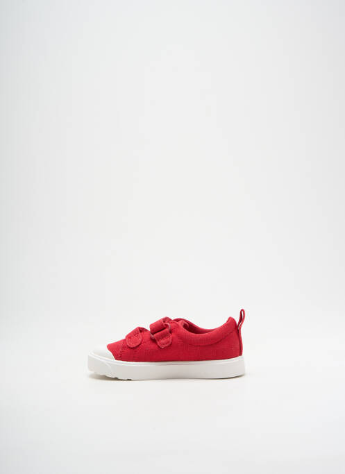 Baskets rouge CLARKS pour enfant