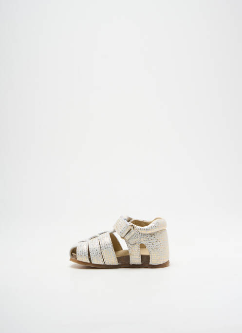 Sandales/Nu pieds argent NATURINO pour fille