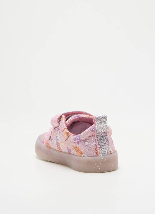 Baskets rose CLARKS pour fille