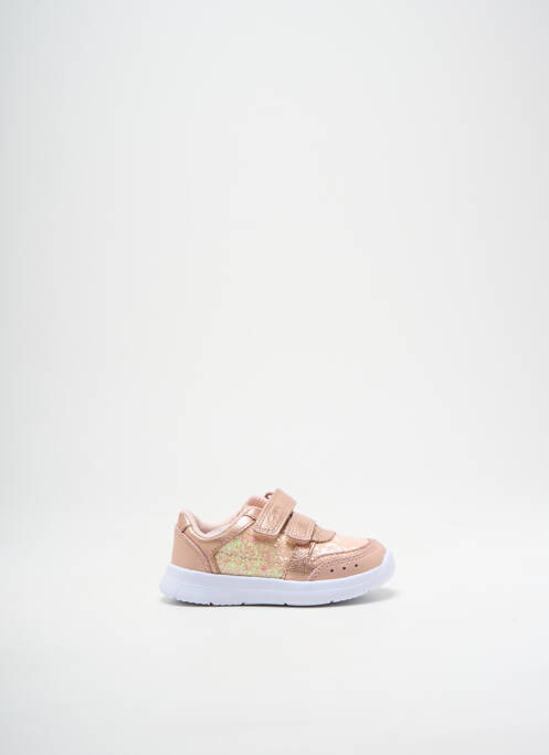 Baskets rose CLARKS pour fille