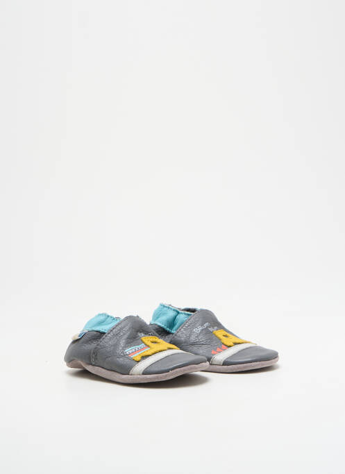 Chaussons/Pantoufles gris ROBEEZ pour garçon