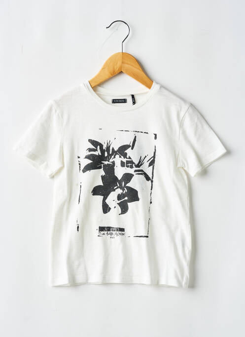 T-shirt blanc IKKS JUNIOR pour garçon