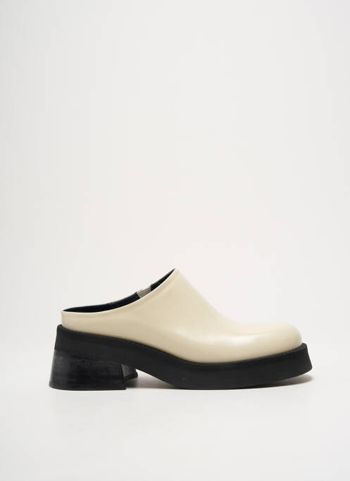 Mules/Sabots beige MIISTA pour femme