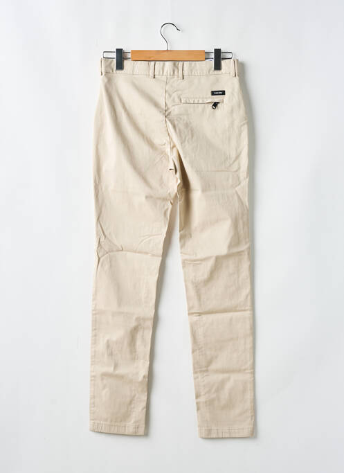 Pantalon slim beige CALVIN KLEIN homme