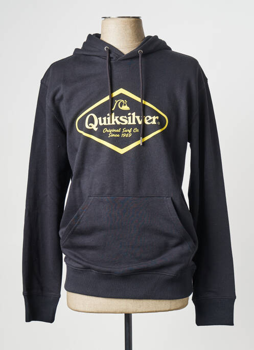 Sweat-shirt à capuche noir QUIKSILVER pour homme