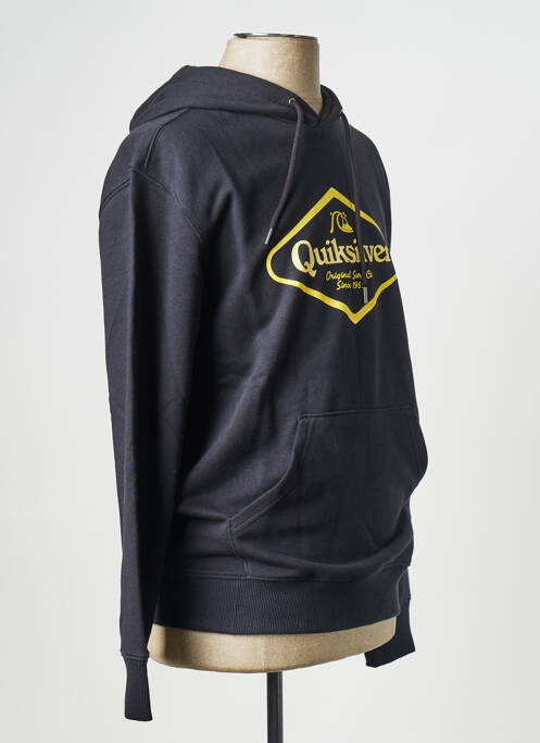 Sweat-shirt à capuche noir QUIKSILVER pour homme