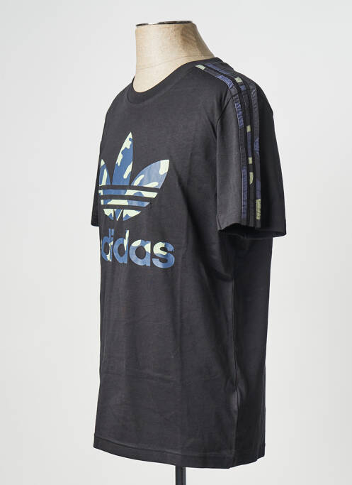 T-shirt noir ADIDAS homme