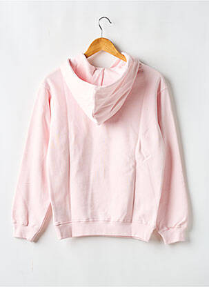 Sweat-shirt à capuche col rond rose MAISON LABICHE femme