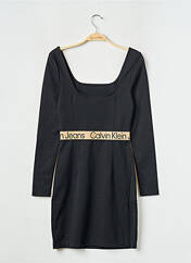 Robe mi-longue noir CALVIN KLEIN pour femme seconde vue