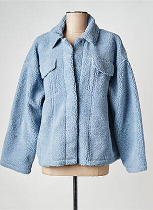 Blouson col v bleu KNOWLEDGE COTTON APPAREL femme