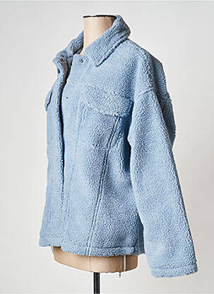 Blouson col v bleu KNOWLEDGE COTTON APPAREL femme