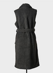 Manteau long noir PIECES pour femme seconde vue