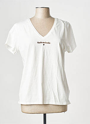 T-shirt blanc I.CODE (By IKKS) pour femme