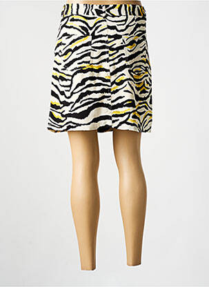 Mini-jupe jaune SEE U SOON femme